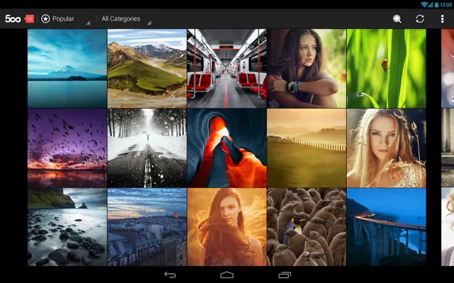 500px android App screenshot 15