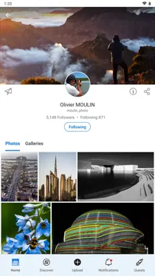 500px android App screenshot 7